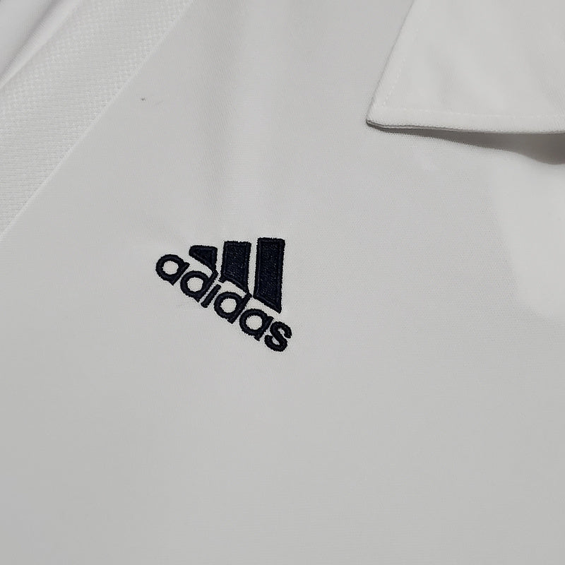 Retro long-sleeved 2002 Real Madrid home (0187)