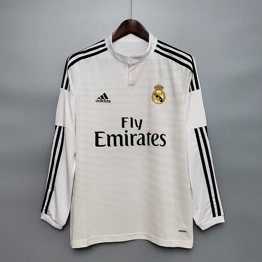 Retro Long Sleeve Real Madrid 14∕15 home (1B3A)