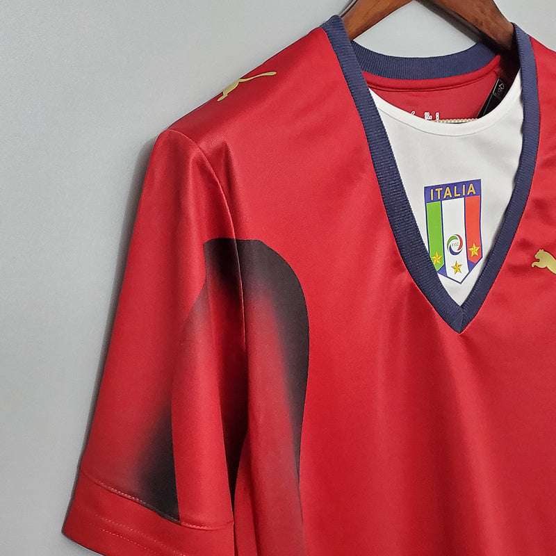 Retro 2006 Italy Red GK (824C)