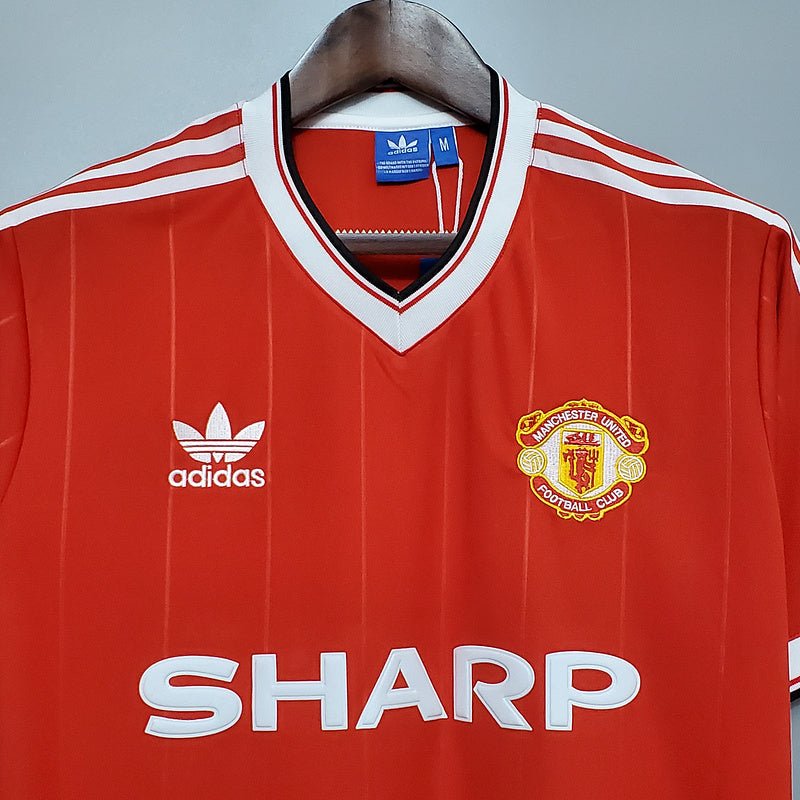 Retro 83∕84 Manchester United MAN UTD  Home (285F)