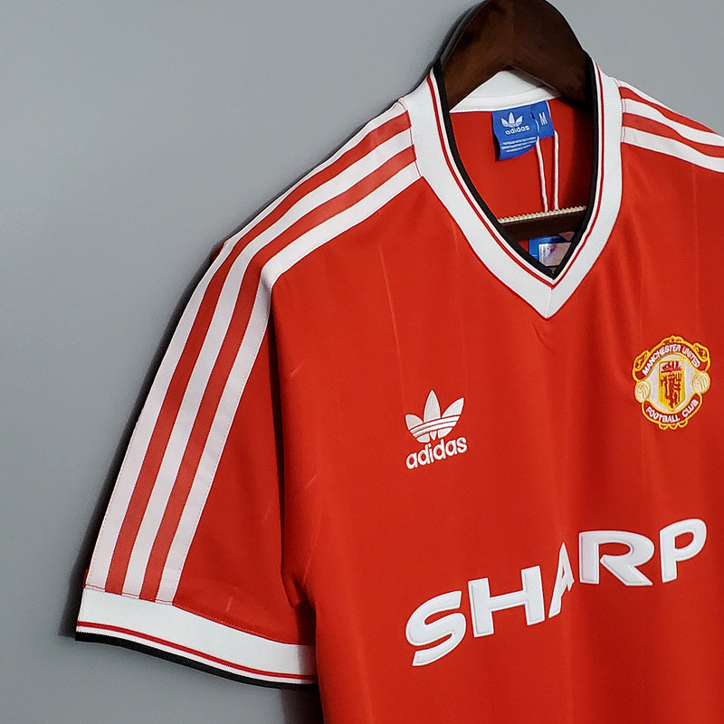 Retro 83∕84 Manchester United MAN UTD  Home (285F)