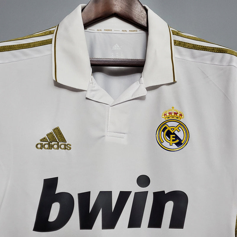 Retro Real Madrid 11∕12 Long sleeve home (120B)