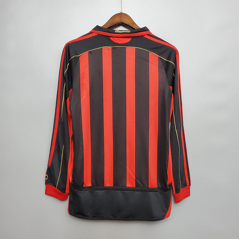 Retro 06∕07 AC Milan Long sleeve home (B424)