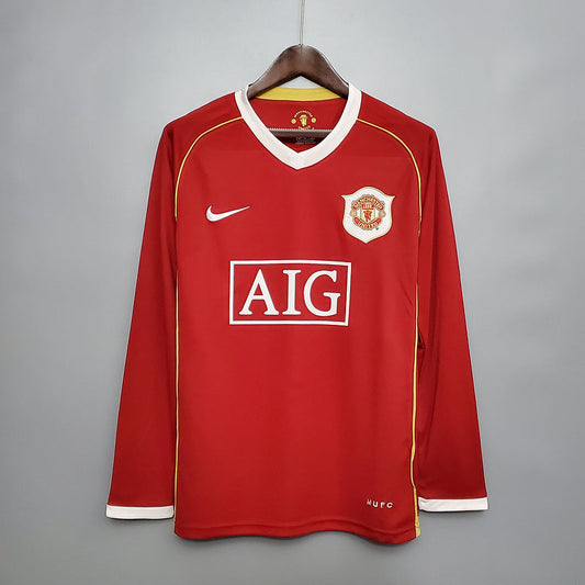 Retro 06∕07 Manchester United MAN UTD  Long sleeve Home (ACB2)