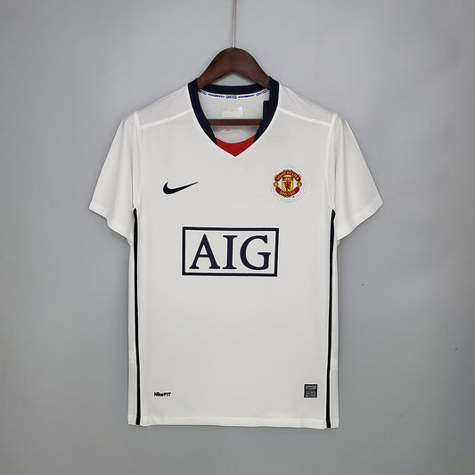 Retro Manchester United 08∕09 League Edition away White (08CA)