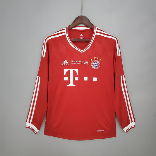 Retro long sleeve Bayern Munich 13∕14 Champions League home (025C)