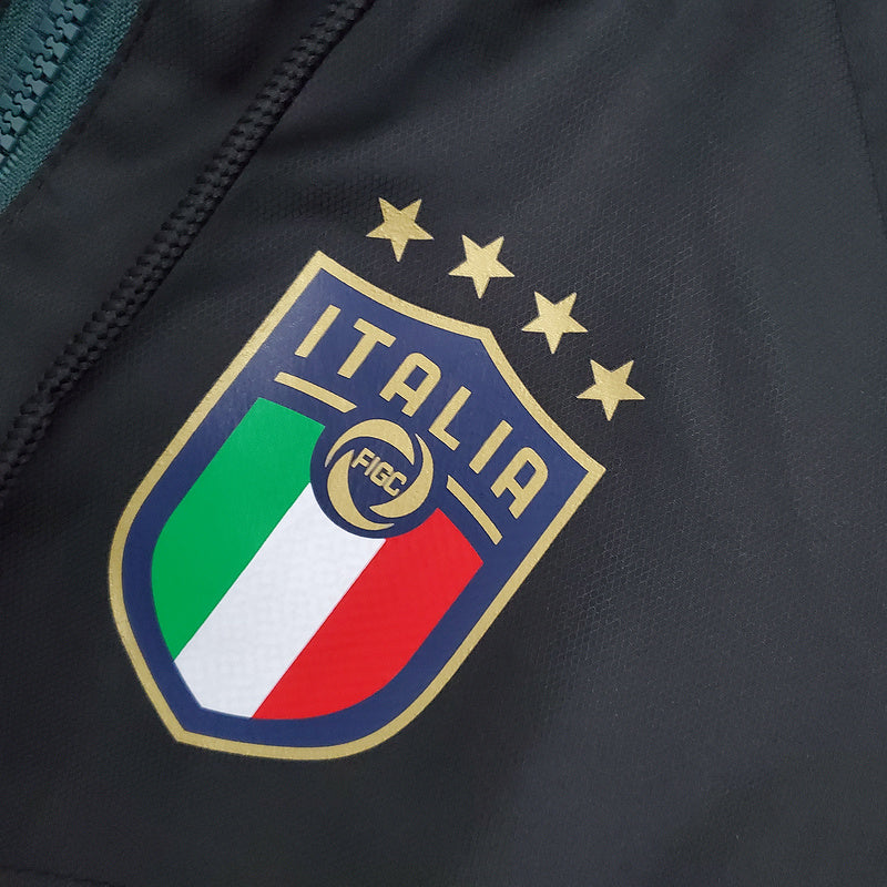2021 Windbreaker Italy Black Green (380F)