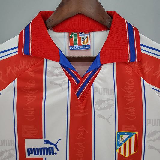 Retro Atletico Madrid 96∕97 home (C19F)