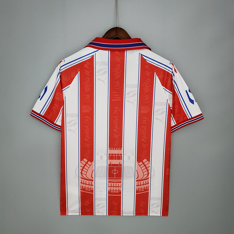 Retro Atletico Madrid 96∕97 home (C19F)