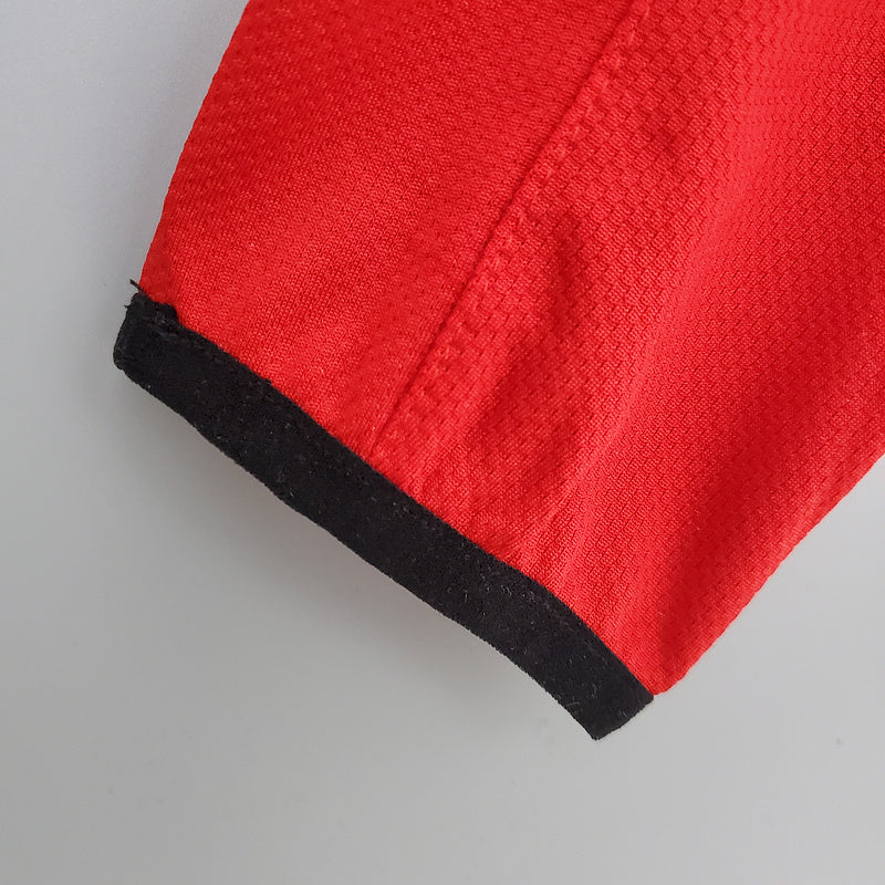 Retro Manchester United long sleeve 04∕06 home (D60B)