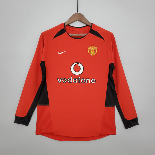 Retro Manchester United long sleeve 02∕04 home (FF40)