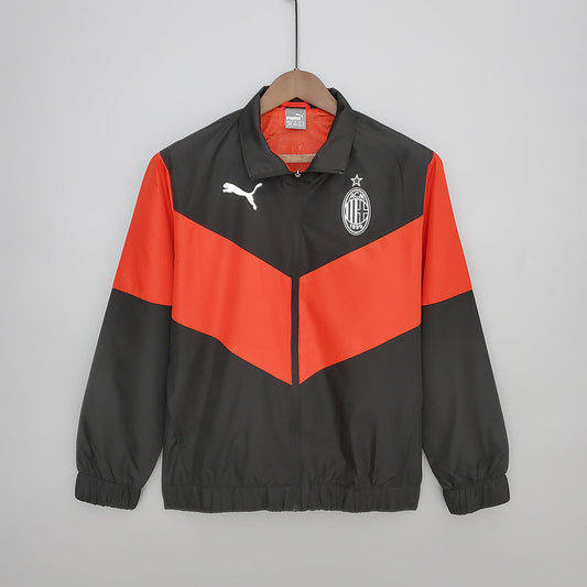 AC Milan Windbreaker Black & Red (88A1)