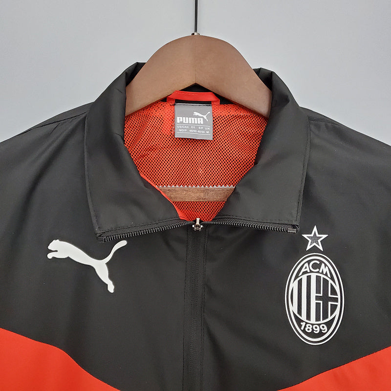 AC Milan Windbreaker Black & Red (88A1)
