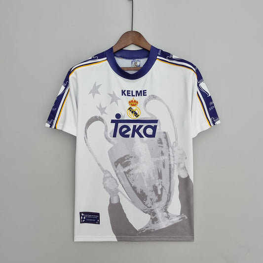 Retro 97-98 Real Madrid Champions League 7 Commemorative Edition (33D5)