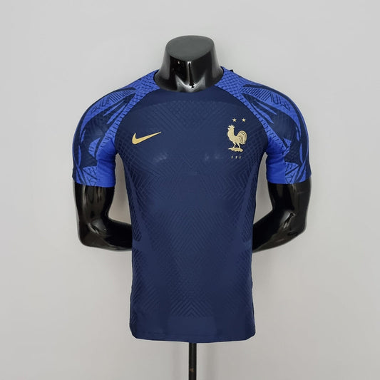 2022 Player Version France Training Suit - Blue (13BF)