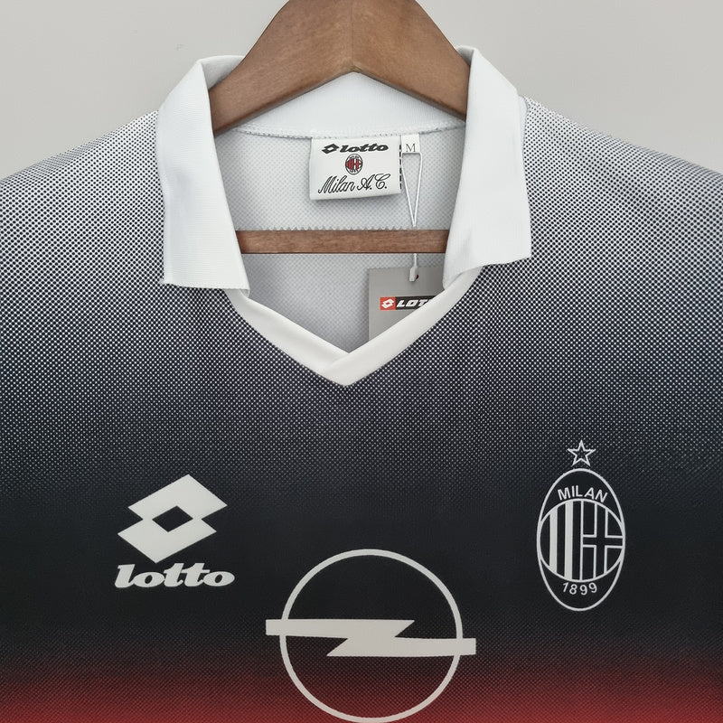 Retro AC Milan 95∕96 Training Suit Black & White (805D)