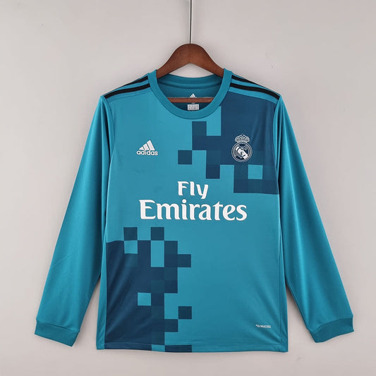 Retro Real Madrid 17∕18 long sleeve third away (21EC)