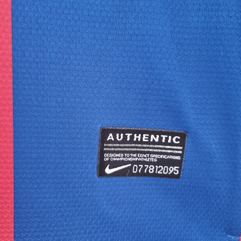 Retro Barcelona Long Sleeve 10∕11UEFA Champions League Home (1CCA)