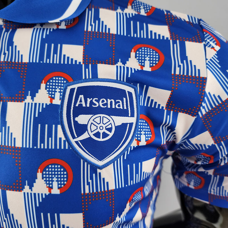 2023 POLO Arsenal Blue & White Plaid (C883)
