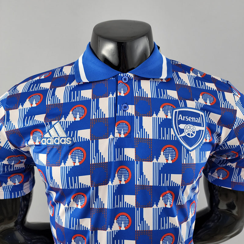 2023 POLO Arsenal Blue & White Plaid (C883)