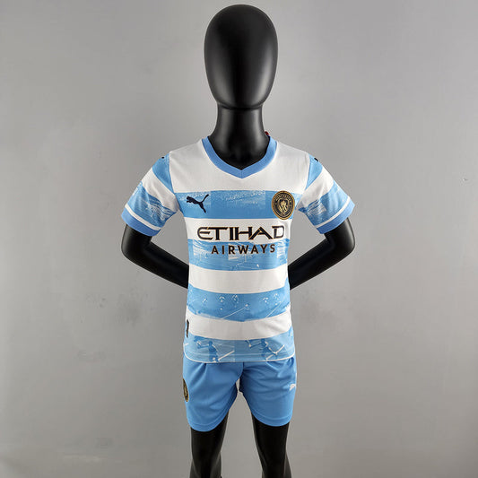 22/23 Kids kit Manchester City Limited Edition - Blue & White (3606)