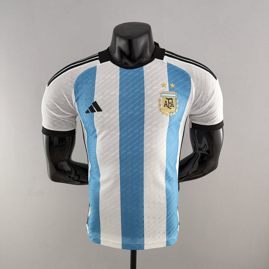 2022 Player Version Argentina World Cup Jersey Home (5F00)