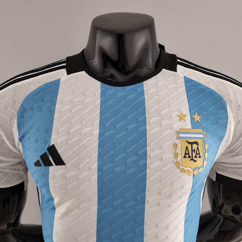2022 Player Version Argentina World Cup Jersey Home (5F00)