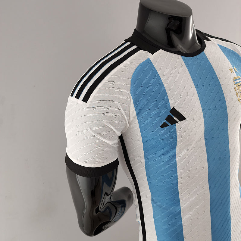2022 Player Version Argentina World Cup Jersey Home (5F00)