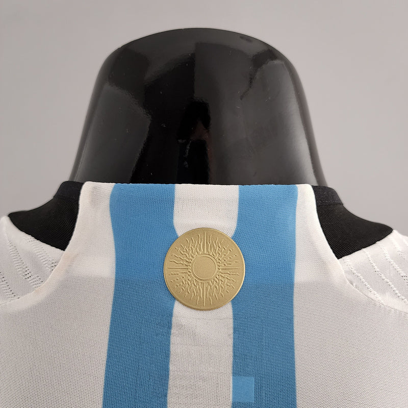 2022 Player Version Argentina World Cup Jersey Home (5F00)
