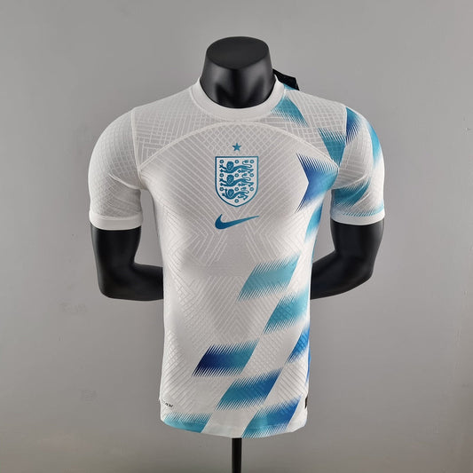 2022 Player Version England Pre-Match kit - White Blue (586D)