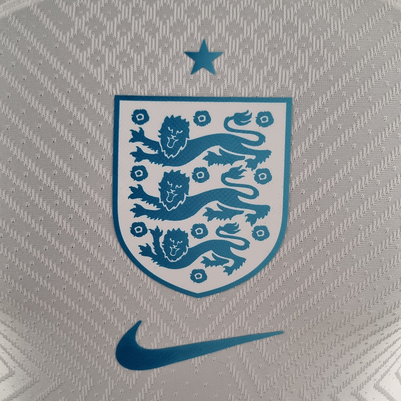 2022 Player Version England Pre-Match kit - White Blue (586D)