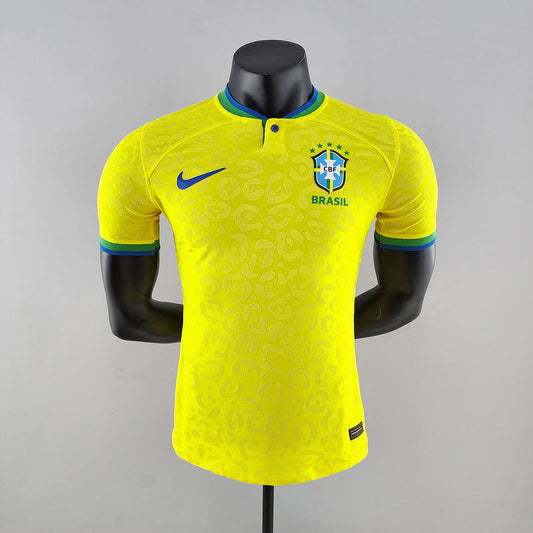 2022 Player Version Brazil World Cup Jersey Home (BBA4)
