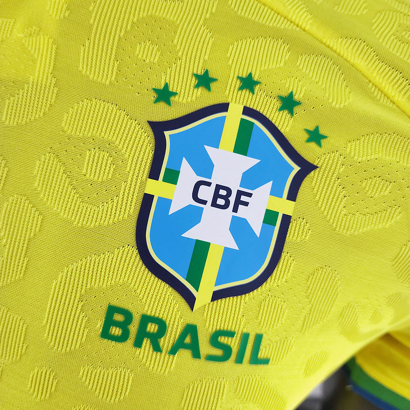 2022 Player Version Brazil World Cup Jersey Home (BBA4)