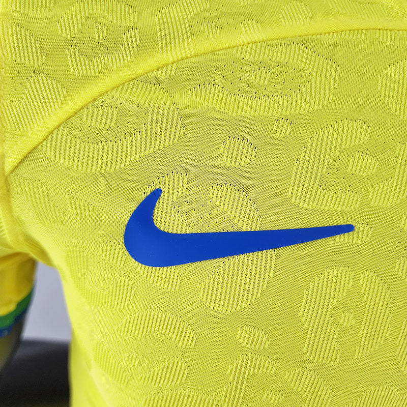 2022 Player Version Brazil World Cup Jersey Home (BBA4)