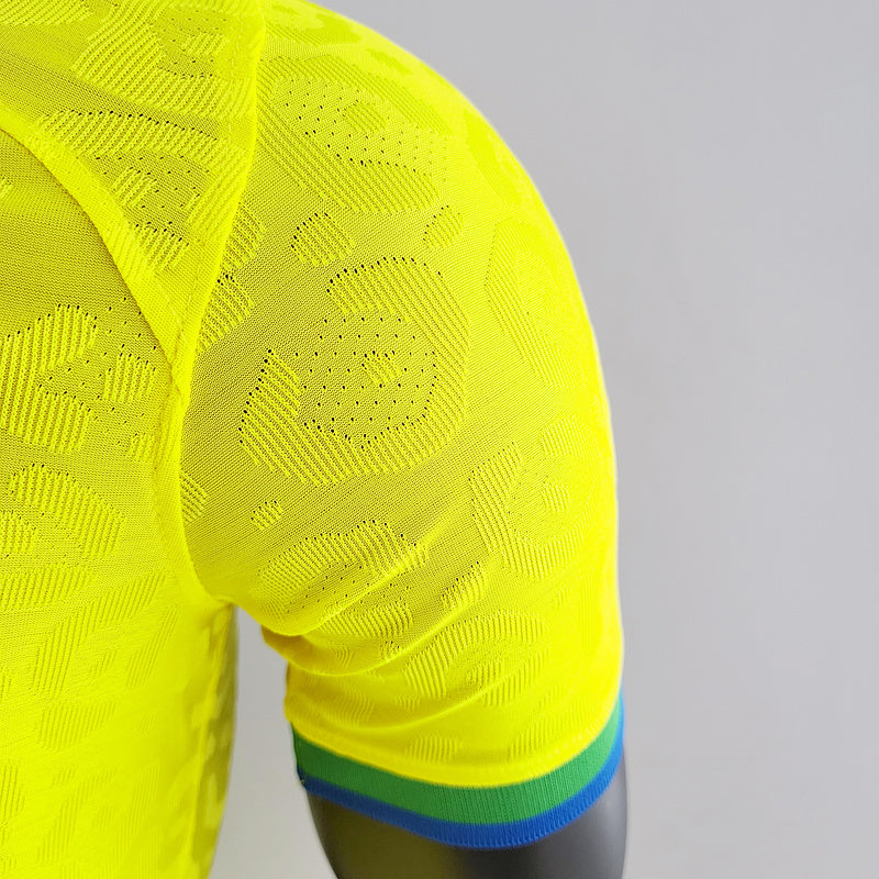 2022 Player Version Brazil World Cup Jersey Home (BBA4)