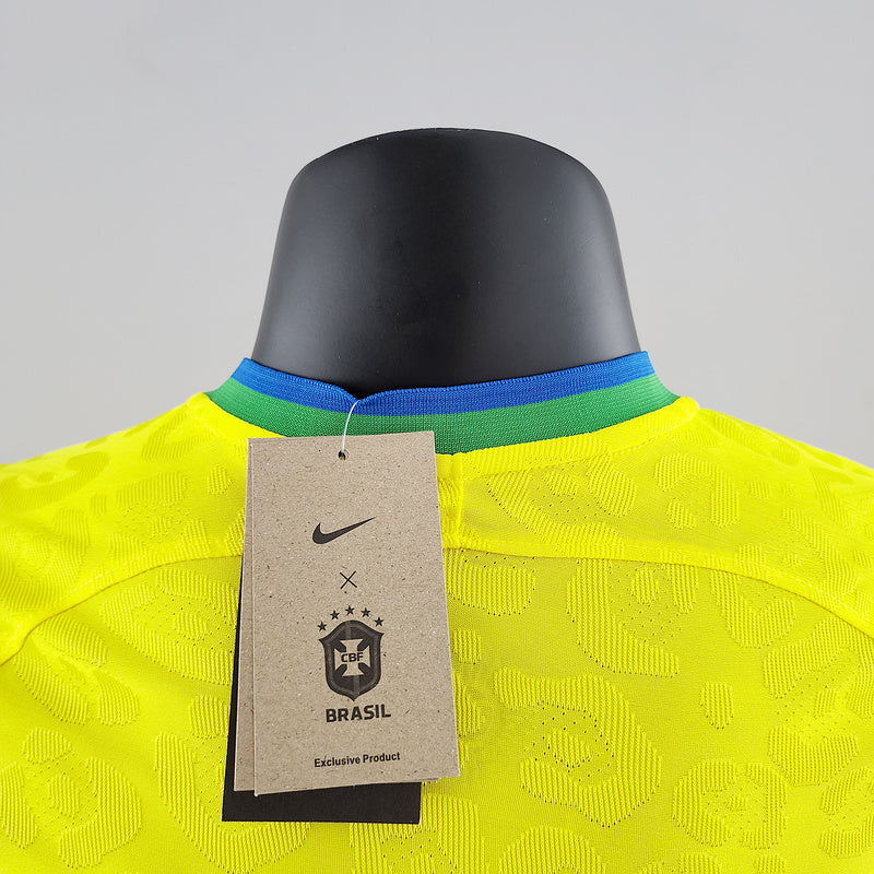 2022 Player Version Brazil World Cup Jersey Home (BBA4)