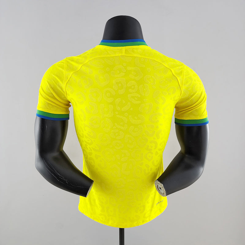 2022 Player Version Brazil World Cup Jersey Home (BBA4)