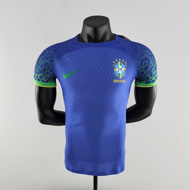 2022 Player Version Brazil World Cup Jersey Away (6AA9)