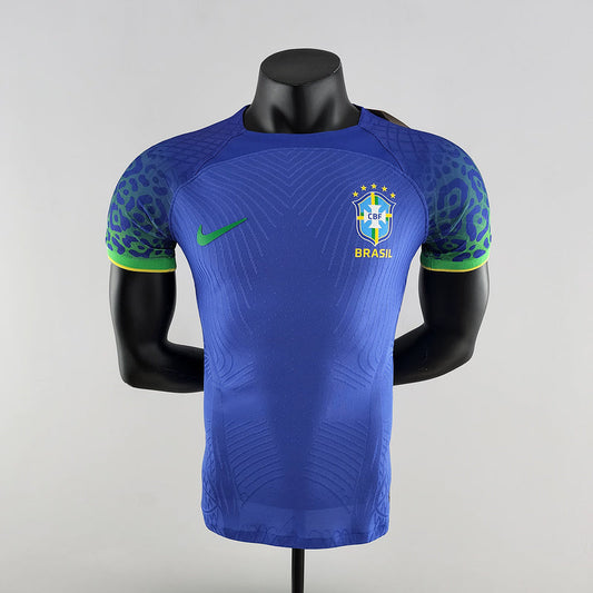 2022 Player Version Brazil World Cup Jersey Away (6AA9)