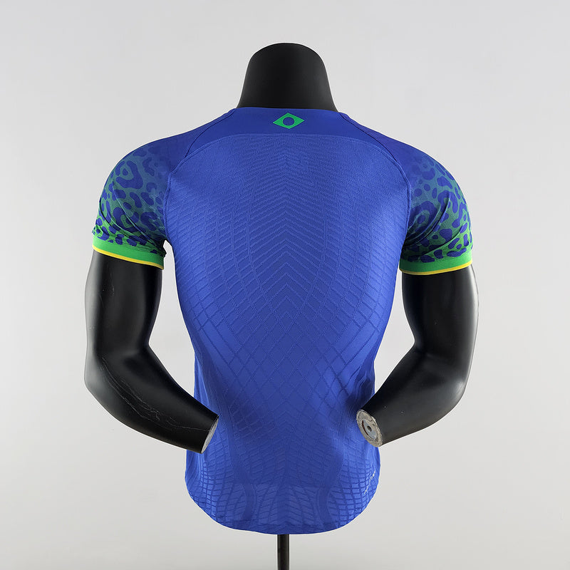 2022 Player Version Brazil World Cup Jersey Away (6AA9)