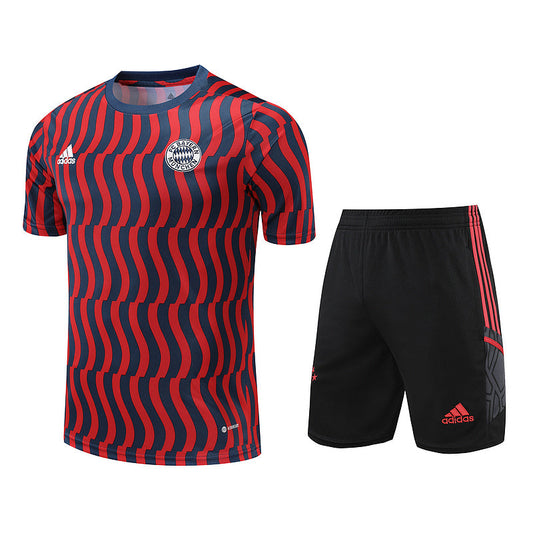23/24 Bayern Munich Training Uniform Red (A3D8)
