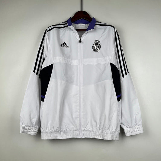 23/24 Windbreaker Real Madrid White (D3C0)
