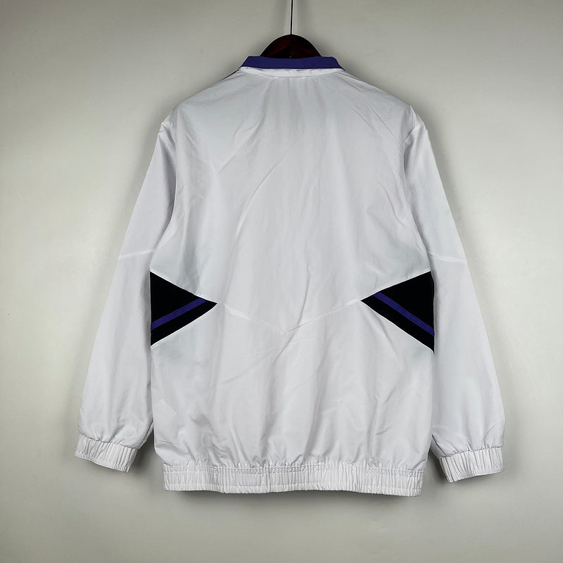23/24 Windbreaker Real Madrid White (D3C0)