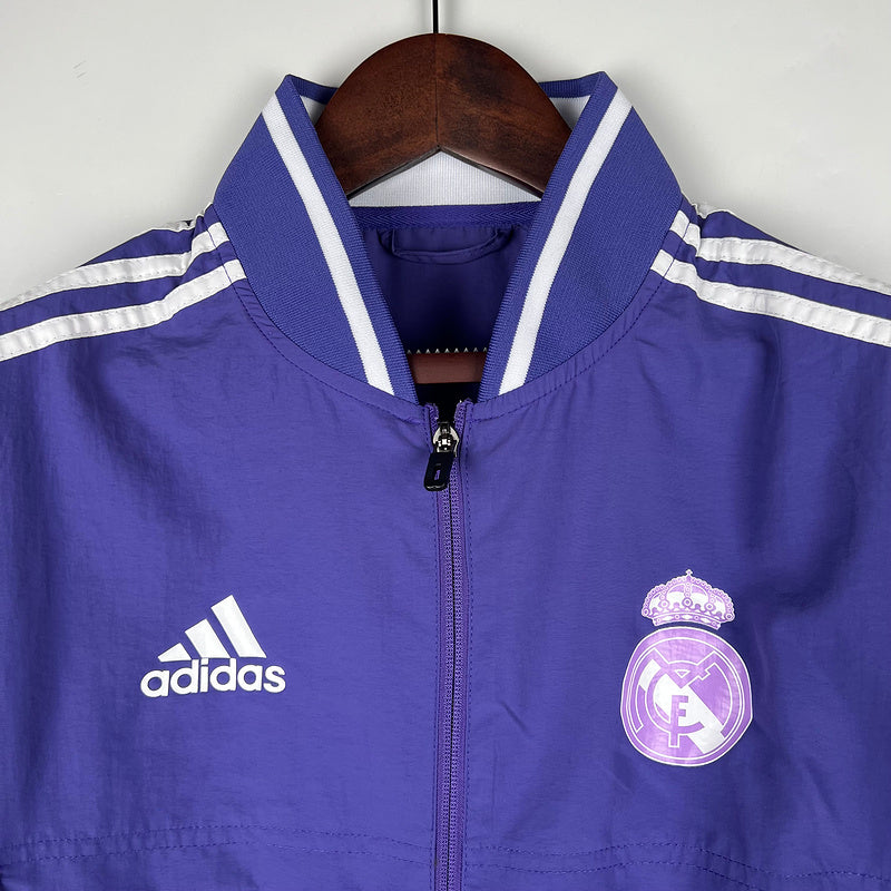 23/24 Windbreaker Real Madrid Purple (F8A0)