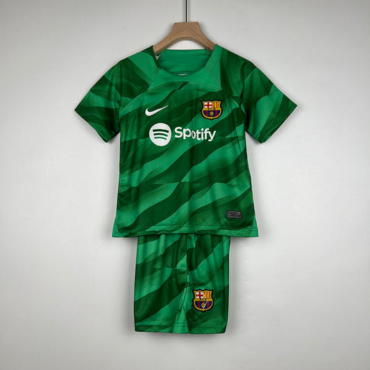 23/24 Kids Barcelona GoalKeeper green (4353)
