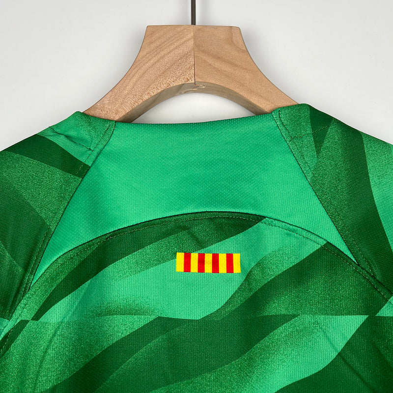 23/24 Kids Barcelona GoalKeeper green (4353)