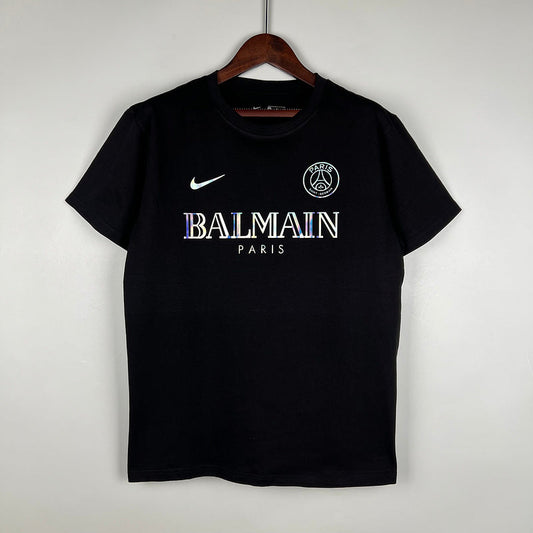 23/24 PSG Cotton T-Shirt - Black (04B4)