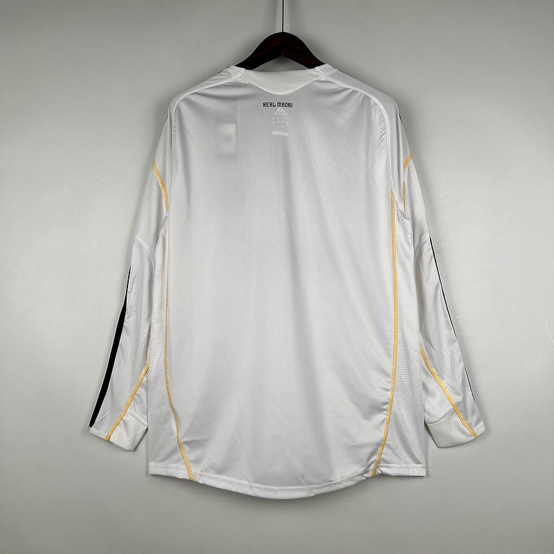 Retro Real Madrid 09∕10 Long Sleeve Home (055D)