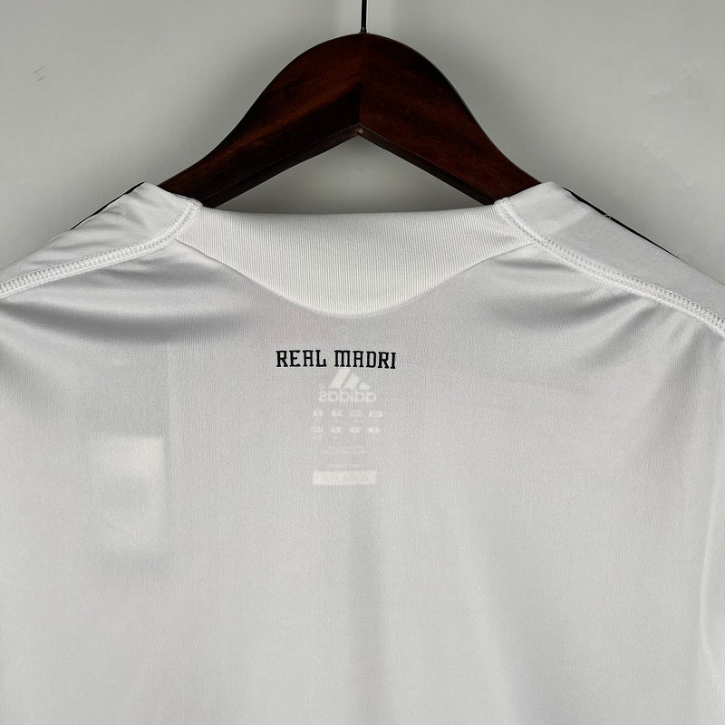 Retro Real Madrid 09∕10 Long Sleeve Home (055D)