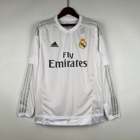 Retro Real Madrid 15∕16 Long Sleeve Home (D879)